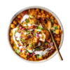 Chole Samosa chaat